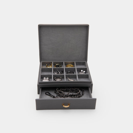 Grey Charm Box - lacyloulondon