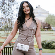 Cream Weaved Strap - lacyloulondon