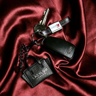 Lacylou Handbag Keyring - Black - lacyloulondon