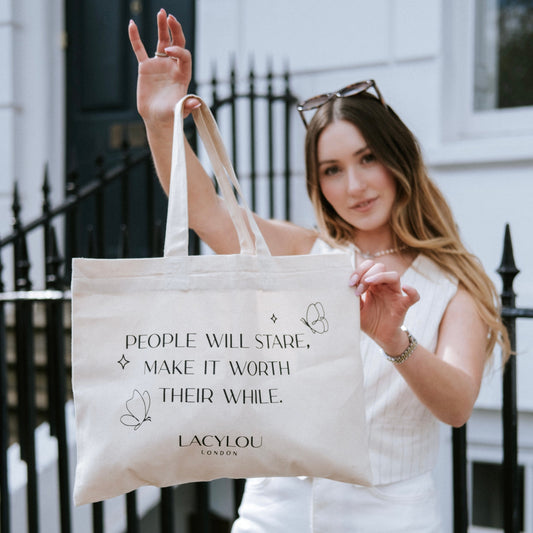 Canvas Shopper Tote - Natural
